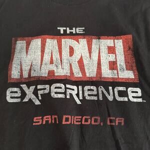 The Marvel Experience T Shirt San‎ Diego CA Adult Size Large Black Short Sleeve